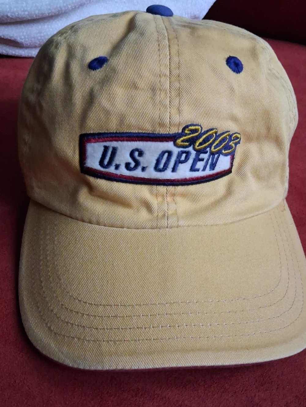 U.S. Open 2003 Yellow Olympia Fields Golf Cap